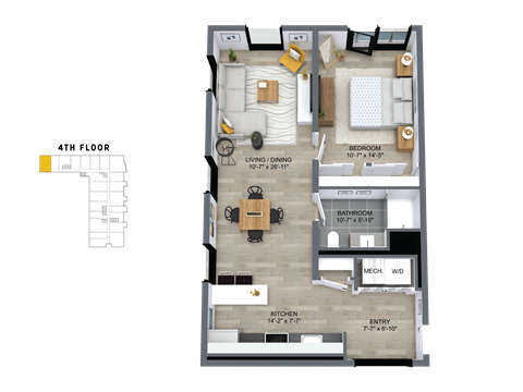 1744 N Western Ave Studio-3 Beds Apartment for Rent - Photo Gallery 36